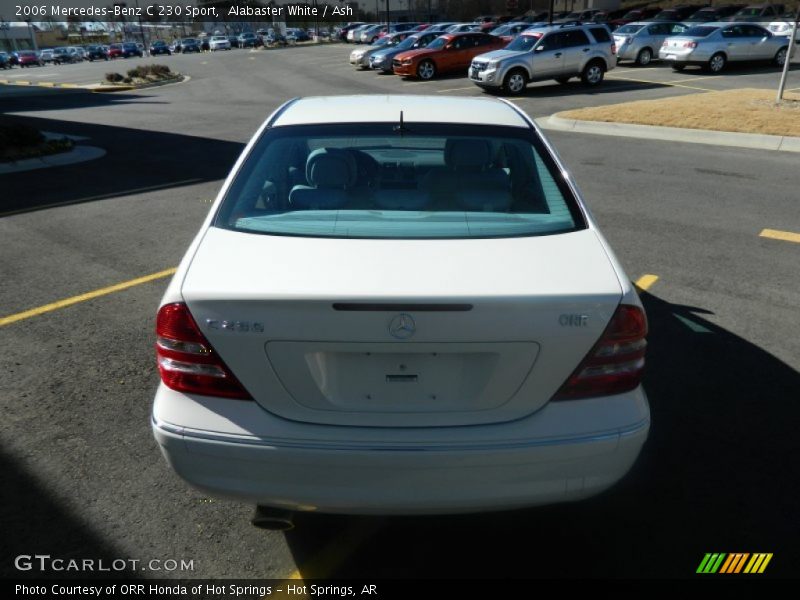 Alabaster White / Ash 2006 Mercedes-Benz C 230 Sport