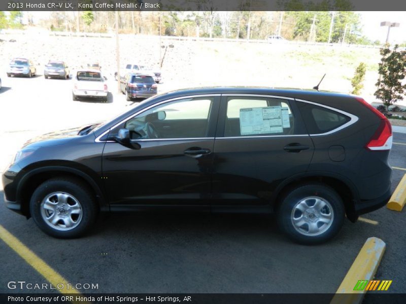 Kona Coffee Metallic / Black 2013 Honda CR-V LX