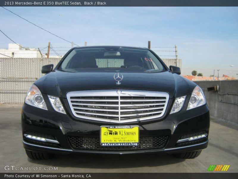 Black / Black 2013 Mercedes-Benz E 350 BlueTEC Sedan