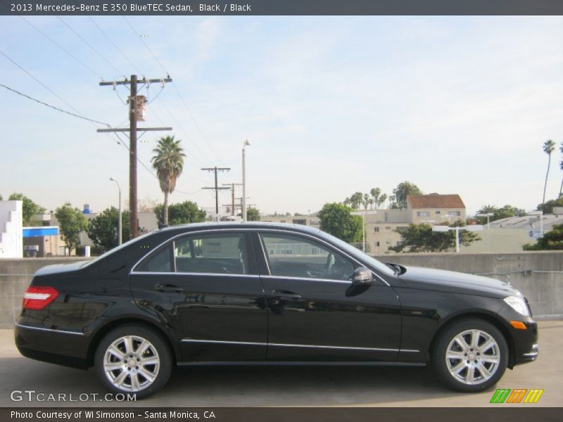 Black / Black 2013 Mercedes-Benz E 350 BlueTEC Sedan