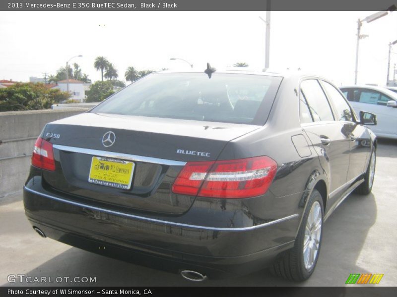 Black / Black 2013 Mercedes-Benz E 350 BlueTEC Sedan