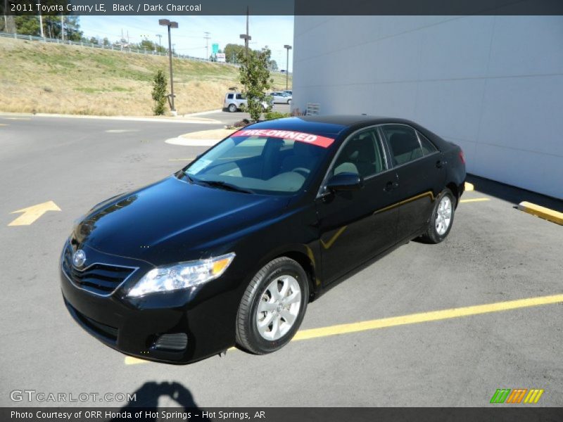 Black / Dark Charcoal 2011 Toyota Camry LE
