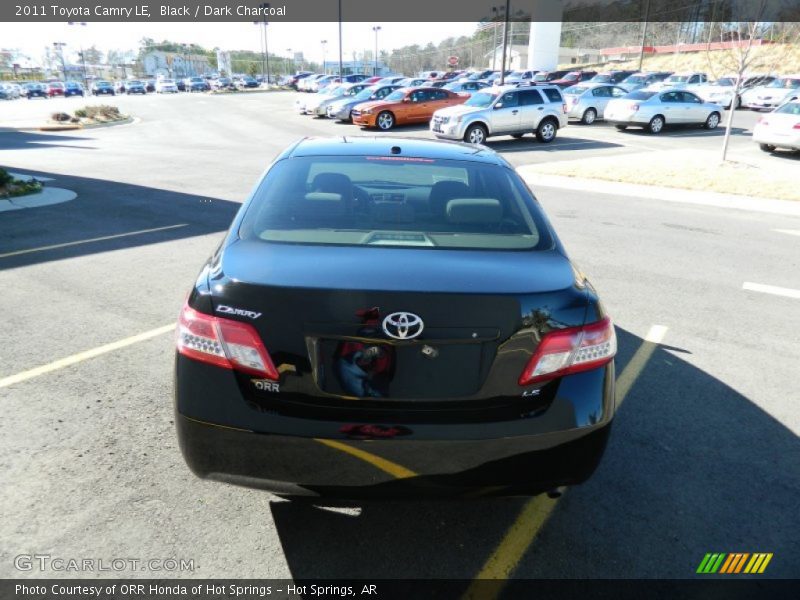 Black / Dark Charcoal 2011 Toyota Camry LE