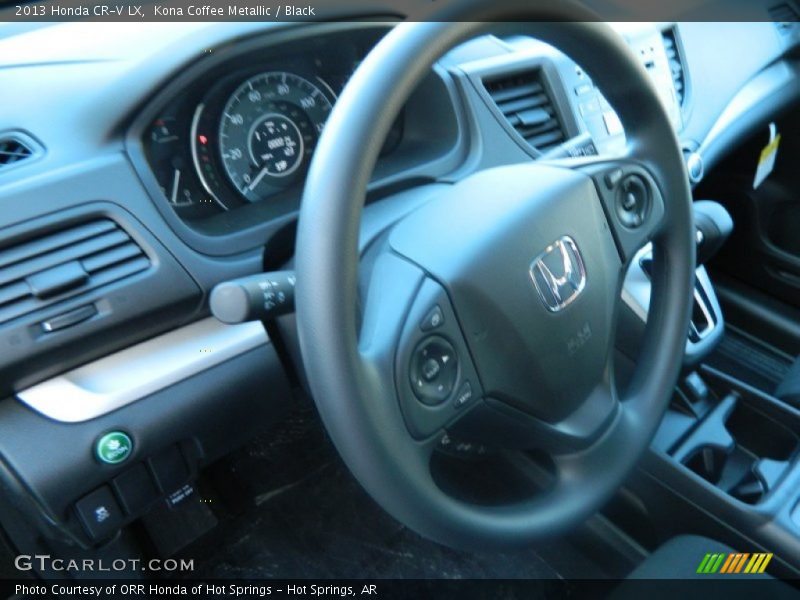 Kona Coffee Metallic / Black 2013 Honda CR-V LX