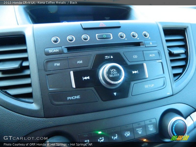 Kona Coffee Metallic / Black 2013 Honda CR-V LX