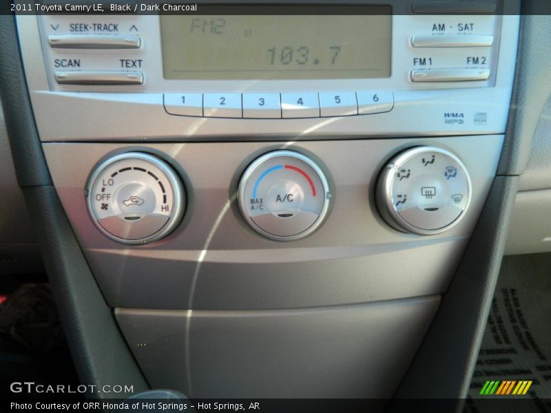 Black / Dark Charcoal 2011 Toyota Camry LE