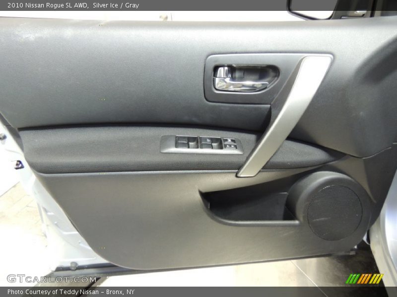 Silver Ice / Gray 2010 Nissan Rogue SL AWD