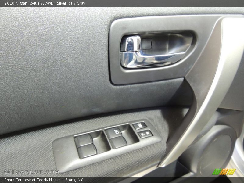 Silver Ice / Gray 2010 Nissan Rogue SL AWD