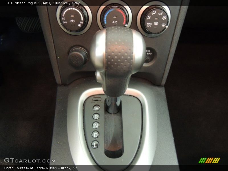 Silver Ice / Gray 2010 Nissan Rogue SL AWD