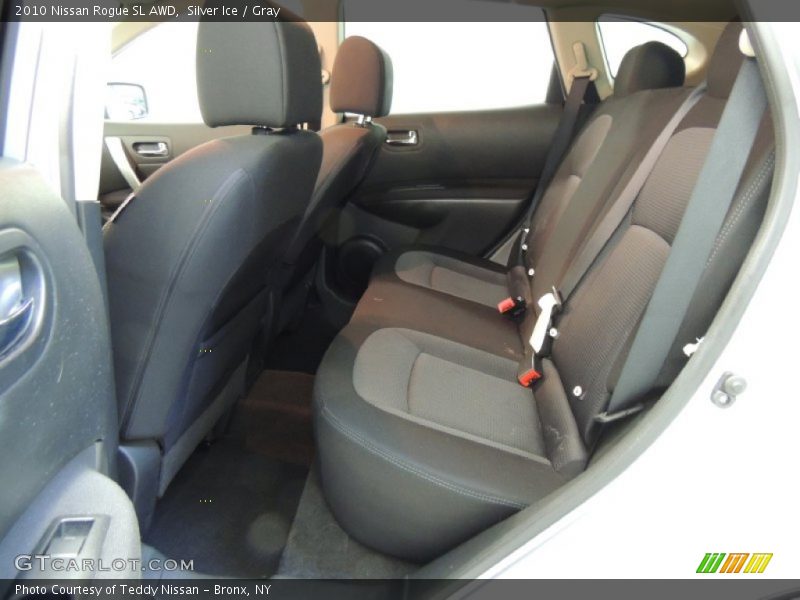 Silver Ice / Gray 2010 Nissan Rogue SL AWD