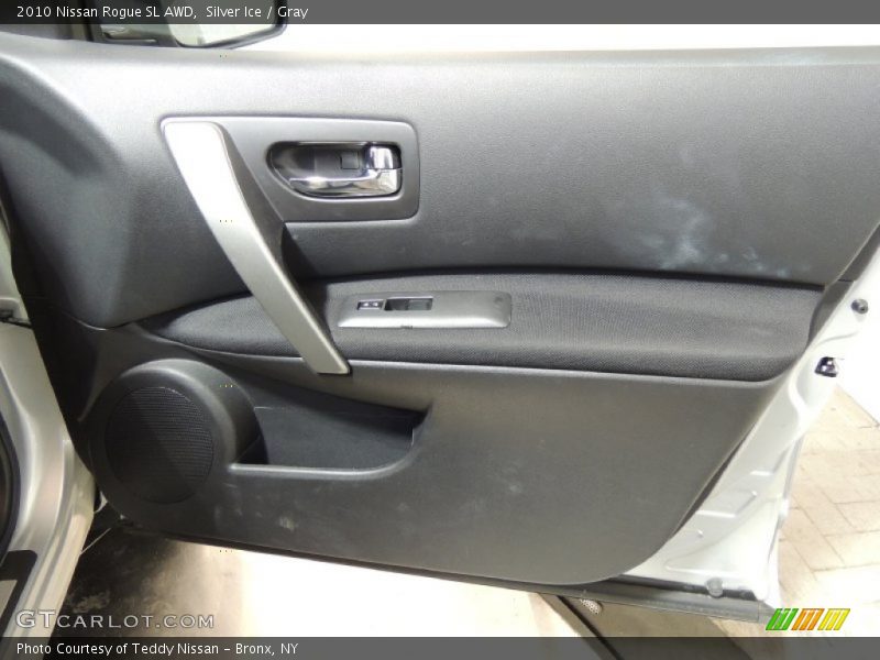 Silver Ice / Gray 2010 Nissan Rogue SL AWD