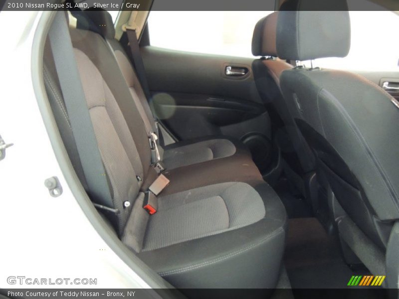 Silver Ice / Gray 2010 Nissan Rogue SL AWD