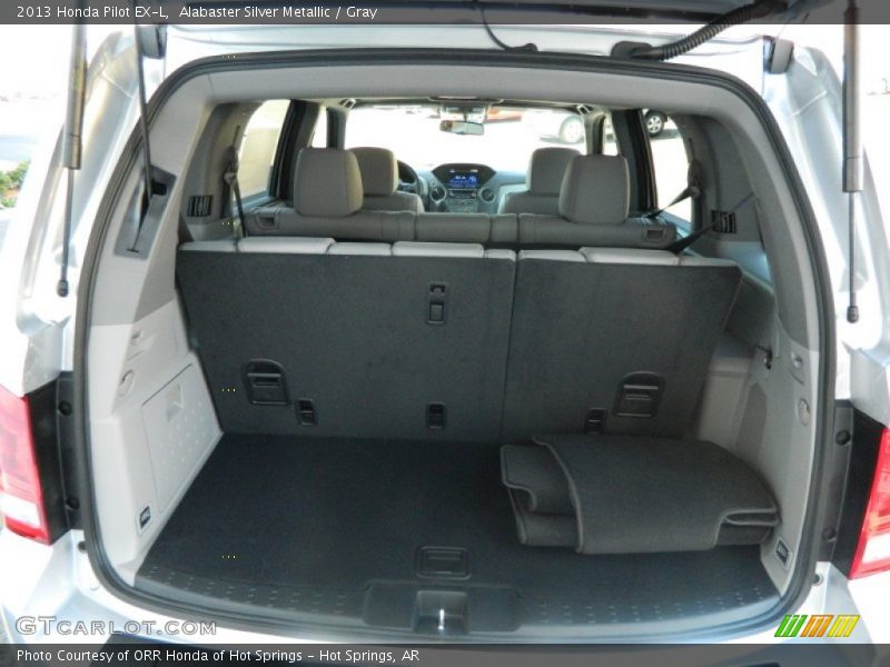Alabaster Silver Metallic / Gray 2013 Honda Pilot EX-L