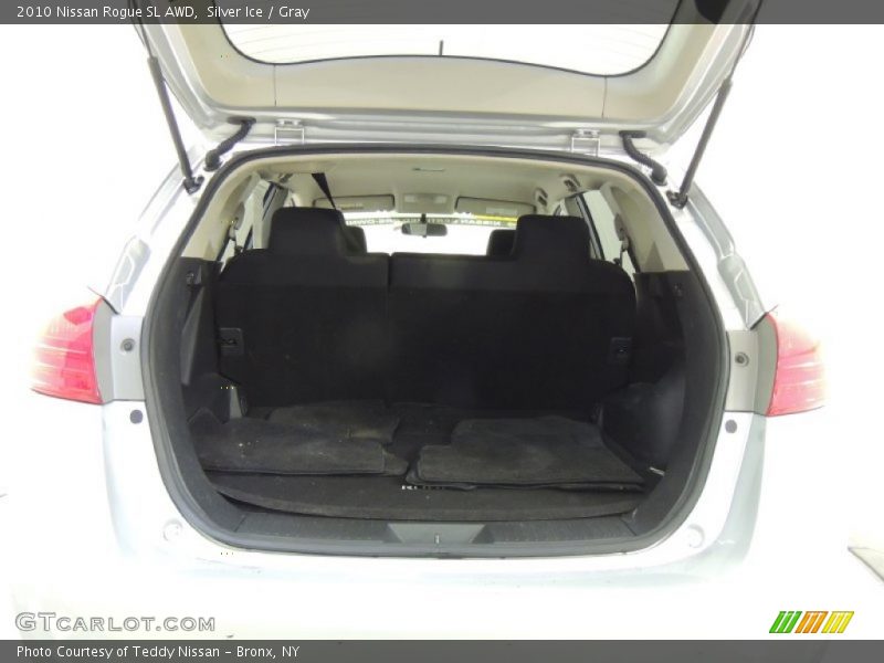 Silver Ice / Gray 2010 Nissan Rogue SL AWD