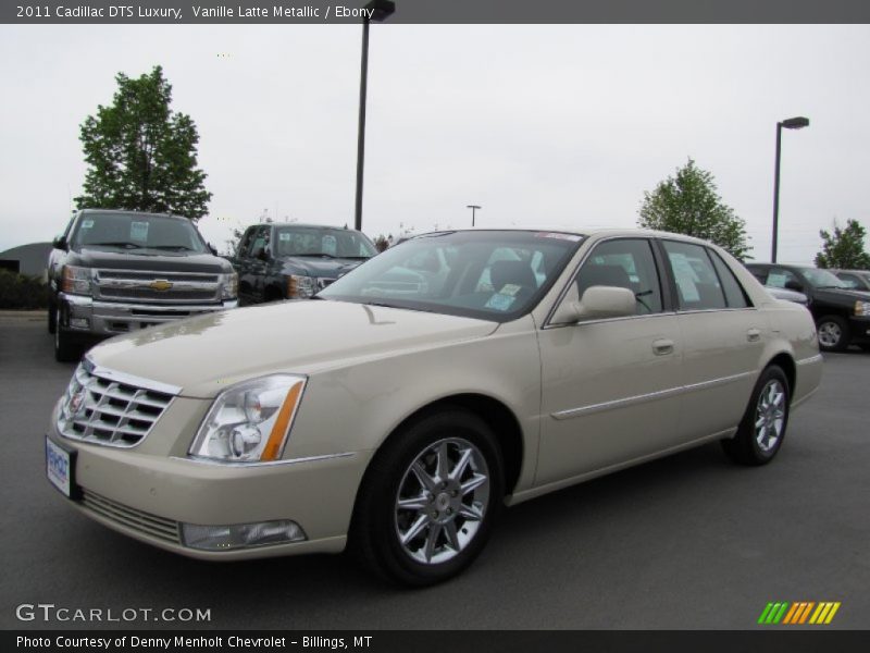 Vanille Latte Metallic / Ebony 2011 Cadillac DTS Luxury