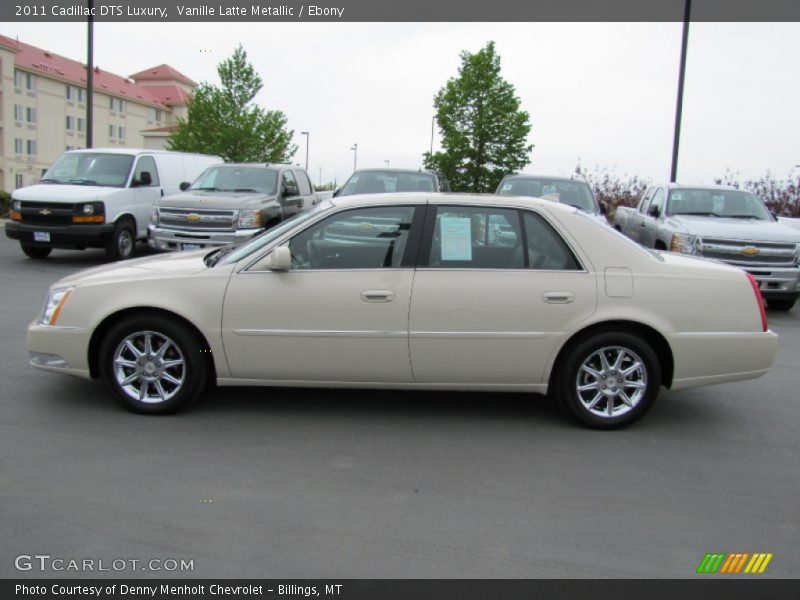Vanille Latte Metallic / Ebony 2011 Cadillac DTS Luxury