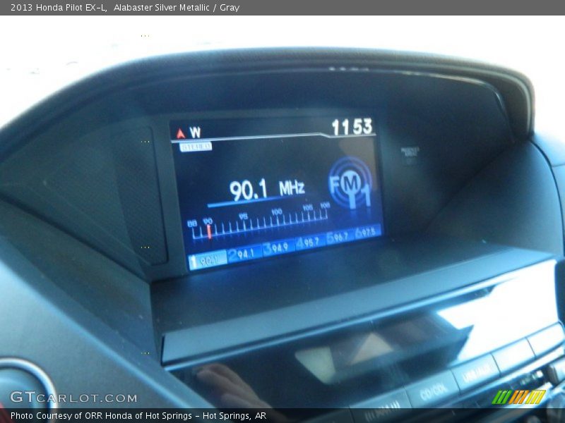Alabaster Silver Metallic / Gray 2013 Honda Pilot EX-L