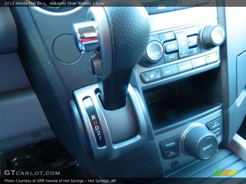Alabaster Silver Metallic / Gray 2013 Honda Pilot EX-L