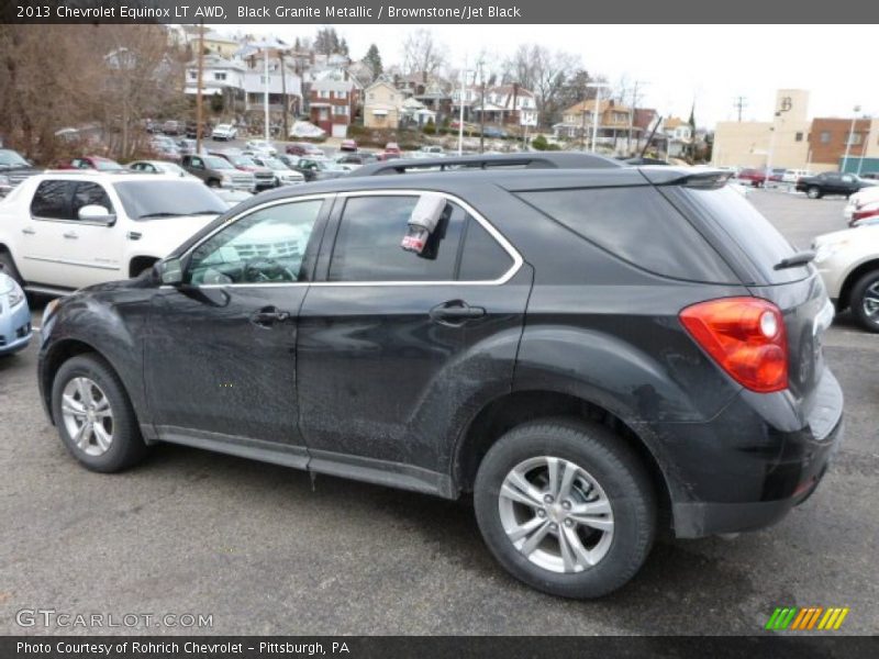 Black Granite Metallic / Brownstone/Jet Black 2013 Chevrolet Equinox LT AWD