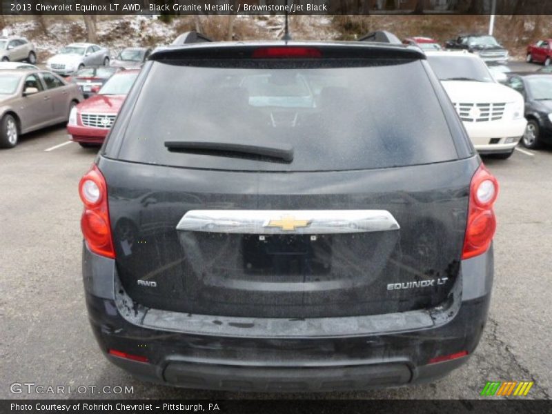 Black Granite Metallic / Brownstone/Jet Black 2013 Chevrolet Equinox LT AWD