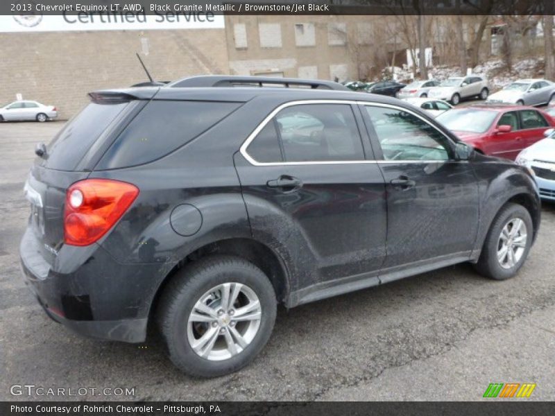 Black Granite Metallic / Brownstone/Jet Black 2013 Chevrolet Equinox LT AWD