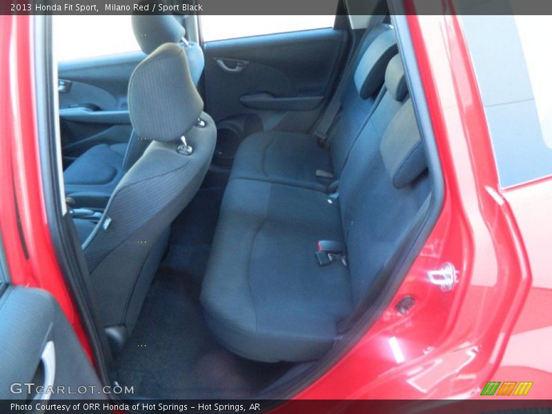 Rear Seat of 2013 Fit Sport