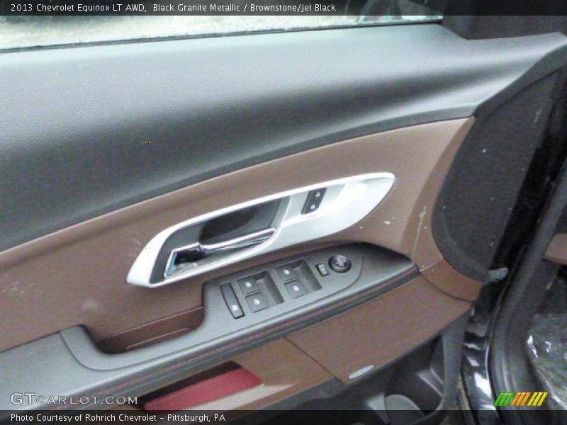 Black Granite Metallic / Brownstone/Jet Black 2013 Chevrolet Equinox LT AWD