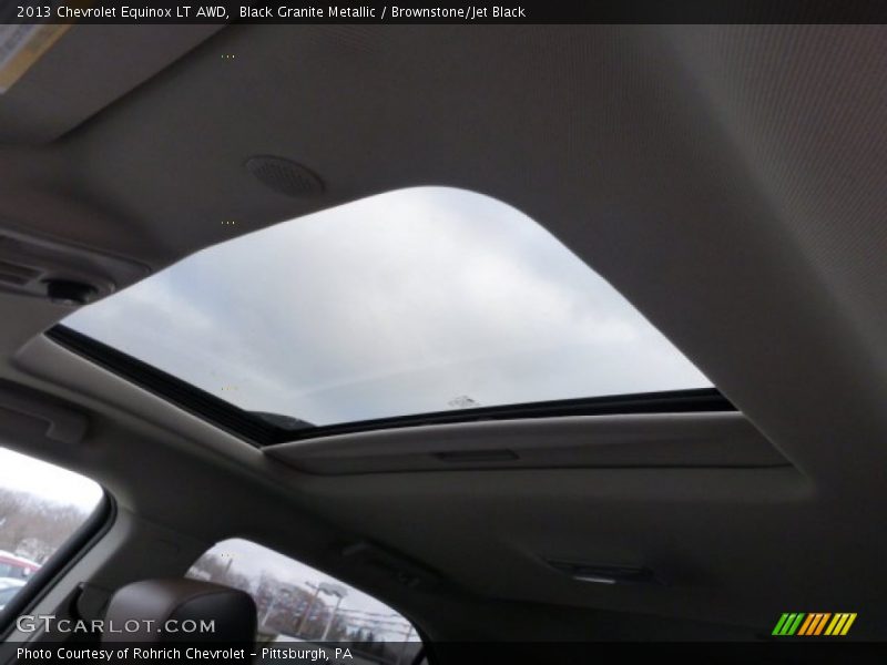 Black Granite Metallic / Brownstone/Jet Black 2013 Chevrolet Equinox LT AWD