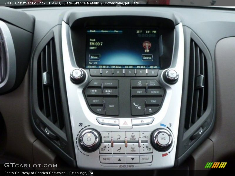 Black Granite Metallic / Brownstone/Jet Black 2013 Chevrolet Equinox LT AWD