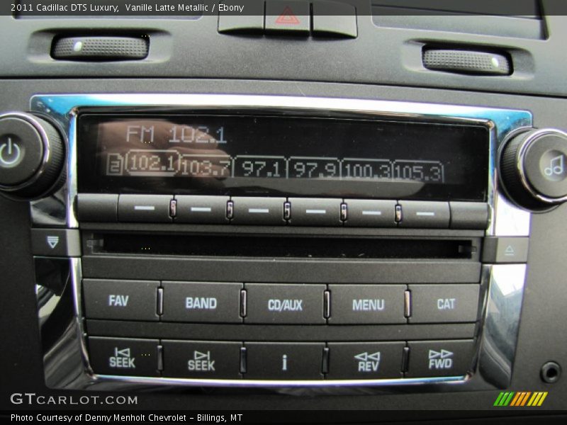 Vanille Latte Metallic / Ebony 2011 Cadillac DTS Luxury