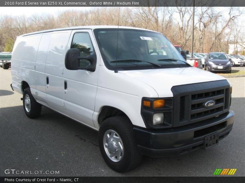 Oxford White / Medium Flint 2010 Ford E Series Van E250 XL Commericial