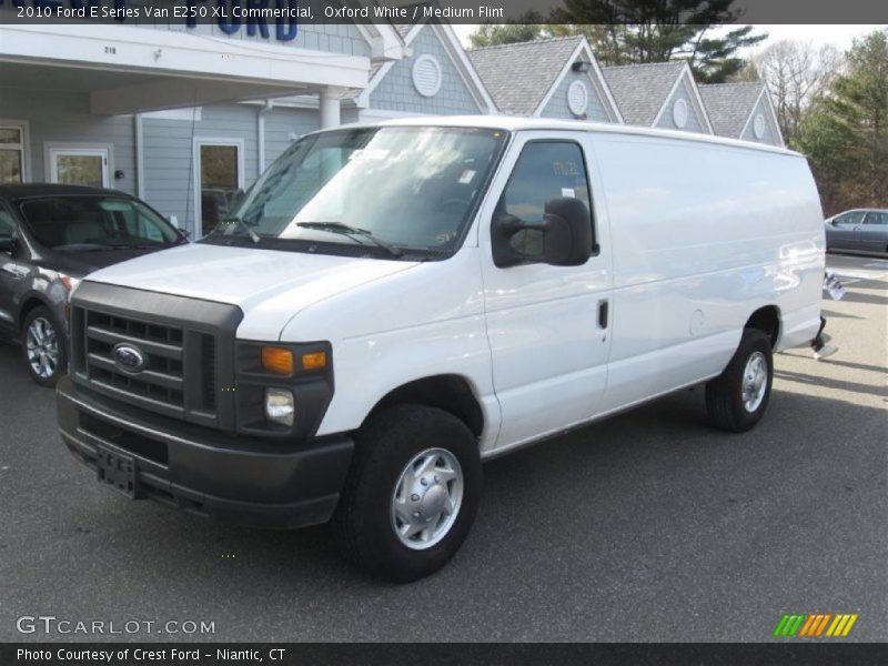 Oxford White / Medium Flint 2010 Ford E Series Van E250 XL Commericial