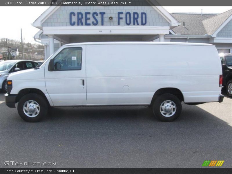 Oxford White / Medium Flint 2010 Ford E Series Van E250 XL Commericial