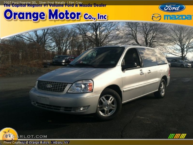Silver Frost Metallic / Flint Gray 2007 Ford Freestar SEL