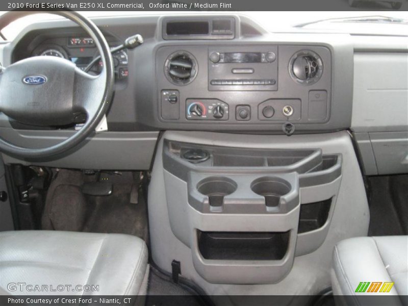 Oxford White / Medium Flint 2010 Ford E Series Van E250 XL Commericial