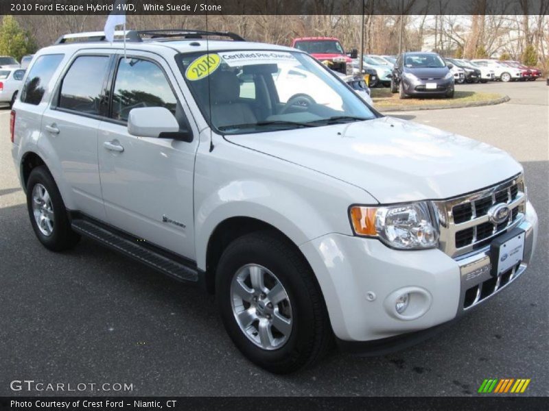 White Suede / Stone 2010 Ford Escape Hybrid 4WD