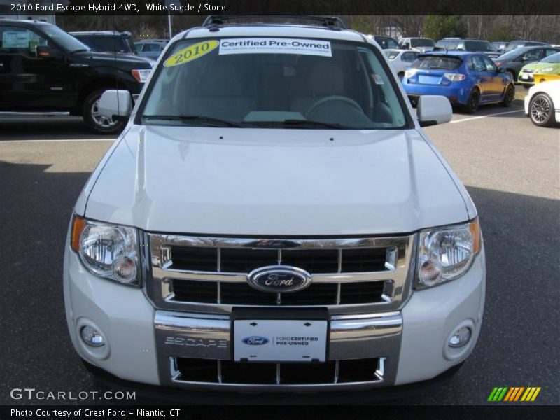 White Suede / Stone 2010 Ford Escape Hybrid 4WD