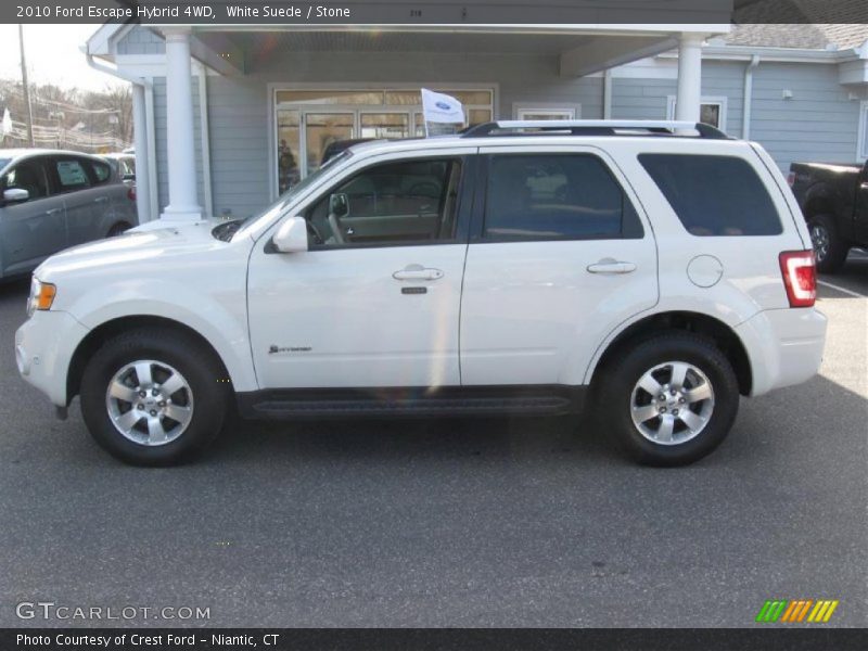 White Suede / Stone 2010 Ford Escape Hybrid 4WD