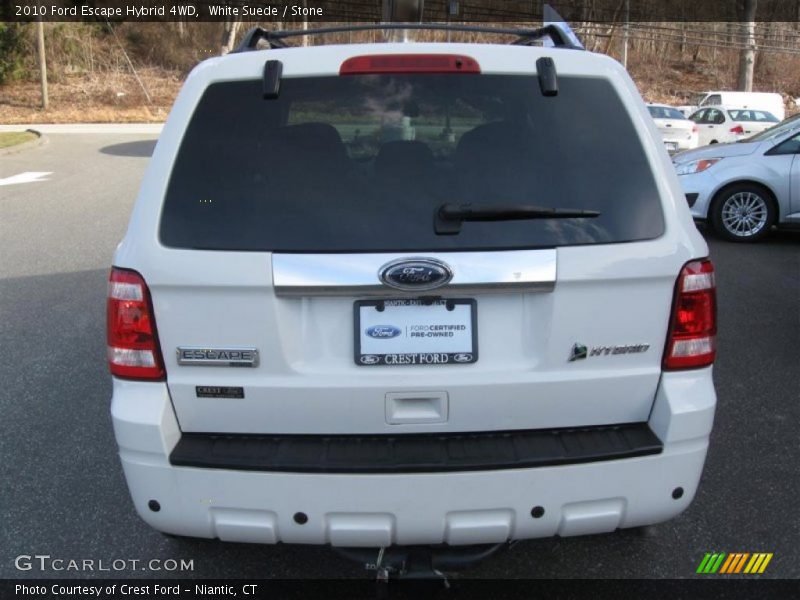 White Suede / Stone 2010 Ford Escape Hybrid 4WD