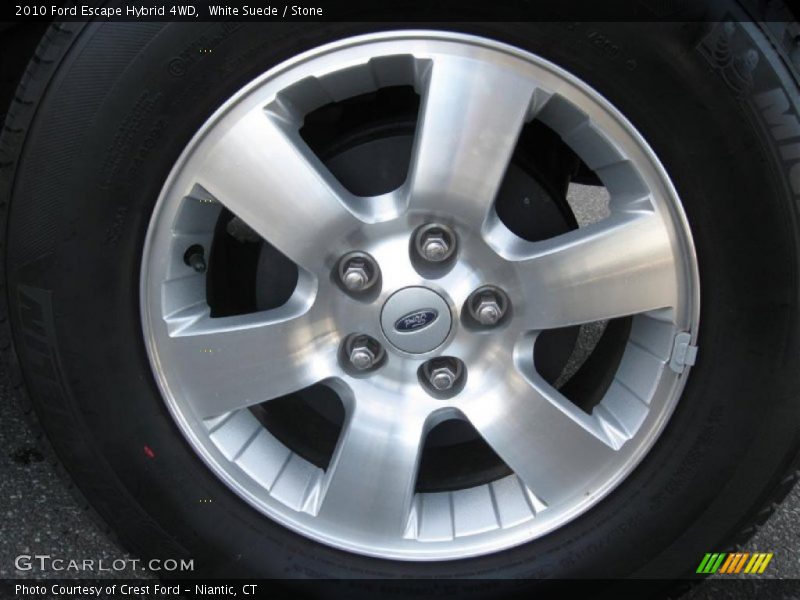 White Suede / Stone 2010 Ford Escape Hybrid 4WD