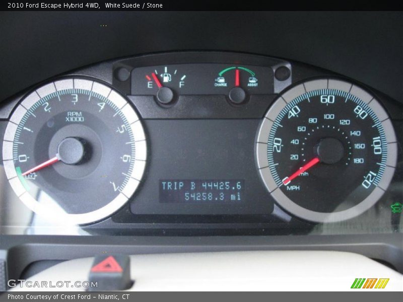 White Suede / Stone 2010 Ford Escape Hybrid 4WD
