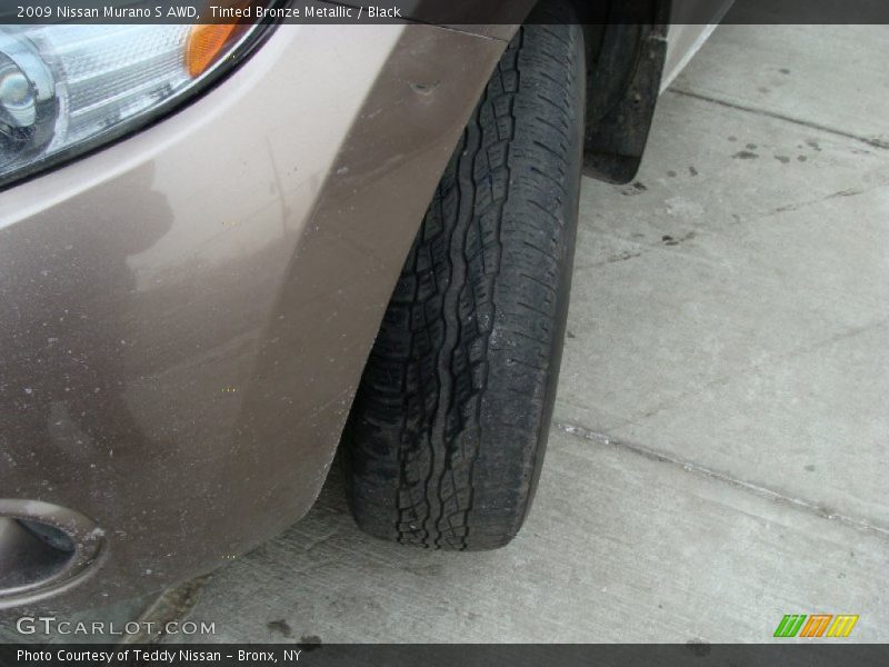 Tinted Bronze Metallic / Black 2009 Nissan Murano S AWD