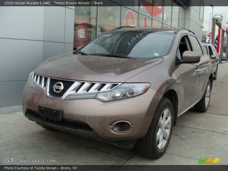 Tinted Bronze Metallic / Black 2009 Nissan Murano S AWD