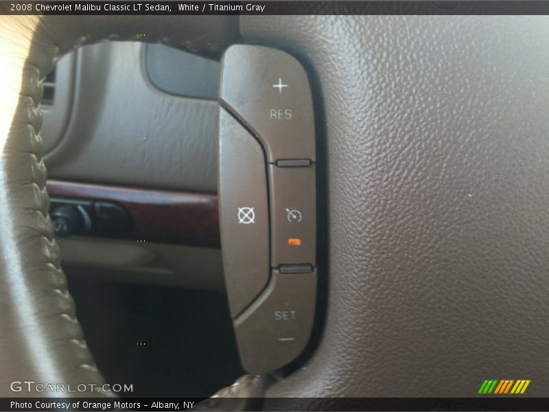 White / Titanium Gray 2008 Chevrolet Malibu Classic LT Sedan