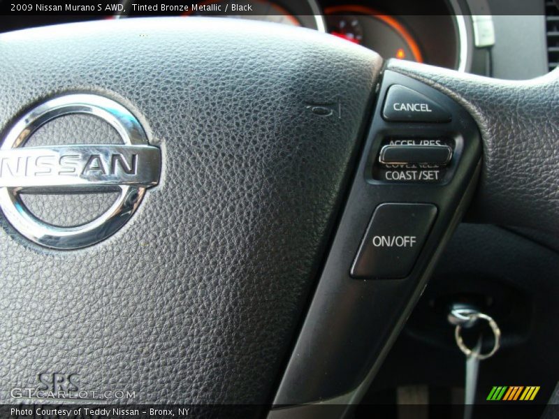 Tinted Bronze Metallic / Black 2009 Nissan Murano S AWD
