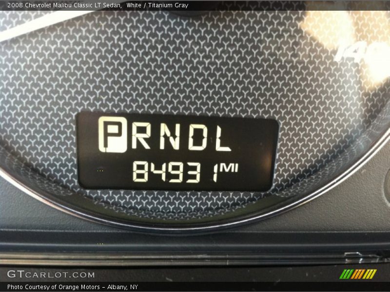 White / Titanium Gray 2008 Chevrolet Malibu Classic LT Sedan
