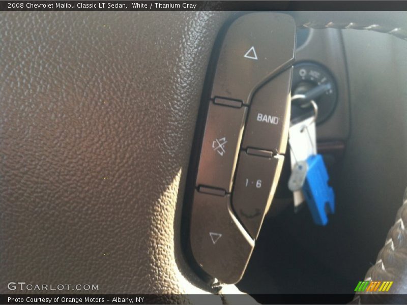 White / Titanium Gray 2008 Chevrolet Malibu Classic LT Sedan