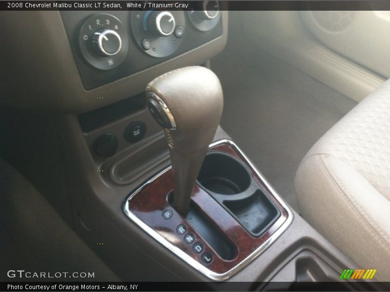 White / Titanium Gray 2008 Chevrolet Malibu Classic LT Sedan