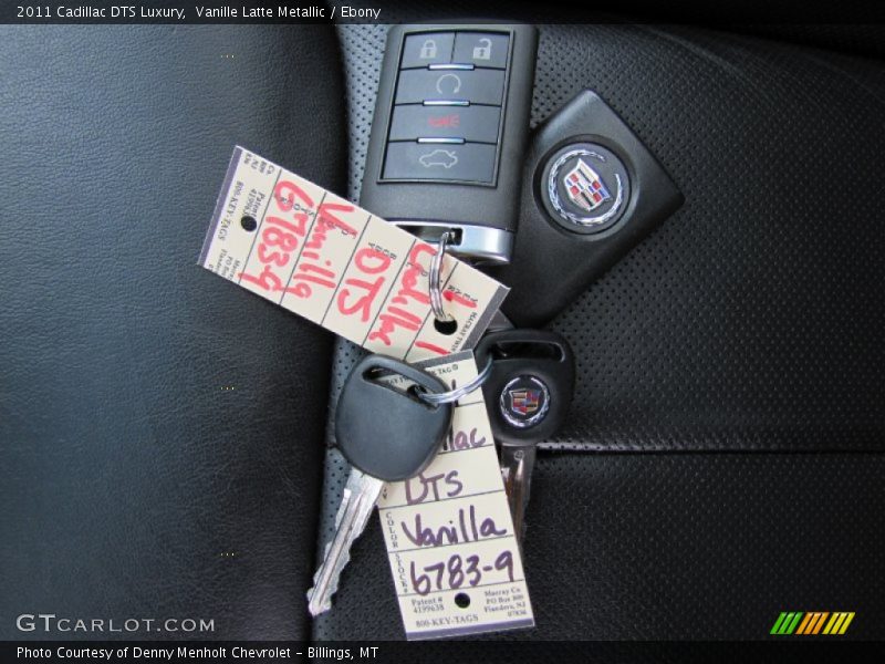 Vanille Latte Metallic / Ebony 2011 Cadillac DTS Luxury