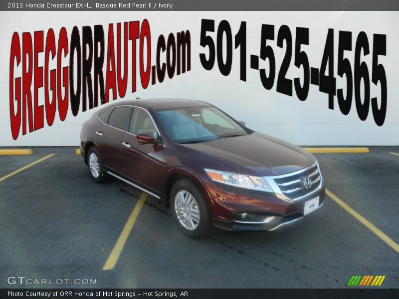 Basque Red Pearl II / Ivory 2013 Honda Crosstour EX-L